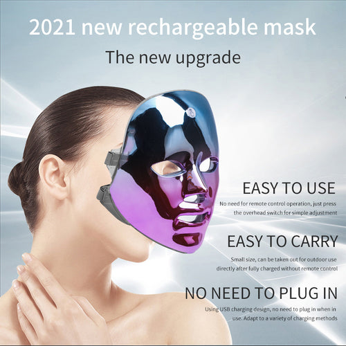 DermaSpectra Multi‑Color LED Rejuvenation Mask